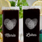 Fingerprints - zwei Longdrinkgläser mit Gravur