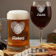 Fingerprints - Set aus Becher und Weinglas