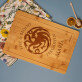Fire&Blood - Schneidebrett mit Gravur