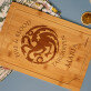 Fire&Blood - Schneidebrett mit Gravur