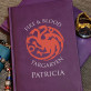 Fire&Blood - Notizbuch A5 mit Aufdruck