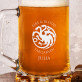 Fire&Blood - Personalisierter Bierkrug