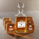 First Aid - Whiskykaraffe und Whiskygläser - Set mit Gravur