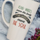 Four wheels - personalisierte Tasse