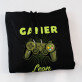 Gamer - Schwarzer Kapuzenpullover für Herren