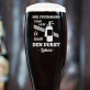 Löscht den Durst - Bierglas mit Gravur