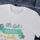 Als Gott Papas zuteilte - T-Shirt mit Aufdruck für Herren