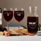 Gin&Tonic - Weinkaraffe und zwei Weingläser - Set mit Gravur
