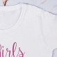 Girls Rule - T-Shirt mit Aufdruck für Damen
