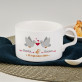 Tauben - Tasse mit Untertasse