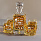 Good Day - Whiskykaraffe und Whiskygläser - Set mit Gravur