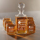 Good Day - Whiskykaraffe und Whiskygläser - Set mit Gravur