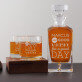 Good Day - Whiskykaraffe und Whiskygläser - Set mit Gravur