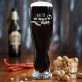 Bereit für die Euro - Bierglas mit Gravur