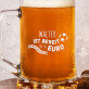 Bereit für die Euro - personalisierter Bierkrug