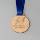 Herzlichen glückwunsch, frau magister - Holzmedaille
