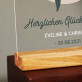 Herzlichen Glückwunsch - Druck auf Acrylglas