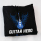 Guitar hero - Schwarzer Kapuzenpullover für Herren