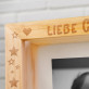 Sterne - Bilderrahmen mit Gipsabdruck 3D