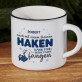 Haken - Keramikbecher mit schwarzem Rand