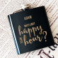 Happy Hour - Flachmann mit Gravur