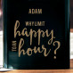 Happy Hour - Flachmann mit Gravur