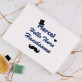 Hello handsome - Handtuch mit Stickerei