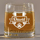 Wappen + Name - Whiskyglas