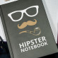 Hipster - Notizbuch A5 mit Aufdruck