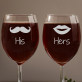 His&Hers - zwei Weingläser mit Gravur