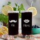 His&Hers - zwei Longdrinkgläser mit Gravur