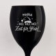 Ho ho ho Zeit für Wein - Weinglas mit Gravur
