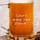 How you doin`? - Personalisierter Bierkrug