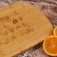 I`ll Be There - Schneidebrett mit Gravur