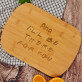 I`ll Be There - Schneidebrett mit Gravur