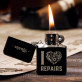 I love repairs - Feuerzeug mit Aufdruck