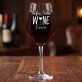 I`m fine i have wine - Großes Weinglas