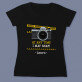 I may snap - Schwarzes T-Shirt für Damen