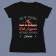 Geh joggen - Schwarzes T-Shirt für Damen