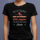 Geh joggen - Schwarzes T-Shirt für Damen