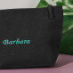 Name - Dunkelblaue Kosmetiktasche