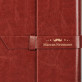 Vor- und Nachname - Notizbuch mit Ledereinband