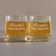 Vor- und Nachname - Whiskyglas