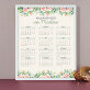Name Blumen - Kalender im Rahmen