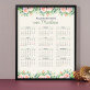 Name Blumen - Kalender im Rahmen