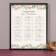 Name Blumen - Kalender im Rahmen Name Blumen - Kalender im Rahmen