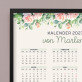 Name Blumen - Kalender im Rahmen Name Blumen - Kalender im Rahmen