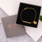 Name - Mama - vergoldetes Armband Füße