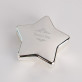 Name - versilberte Spardose Stern