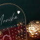 Name herz - Acryl-Schmuckständer mit LED Beleuchtung